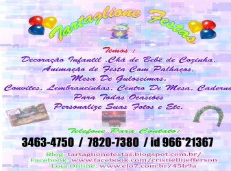 TARTAGLIONE FESTAS E ARTESANATO