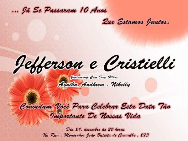 Convites casamento
