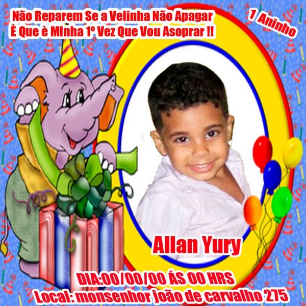 Convites Infantil